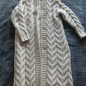 Long wool Cardigan